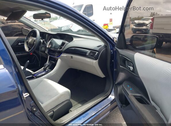 1HGCR2F32HA200899 2017 HONDA ACCORD Blue წინა სალონის ხედი