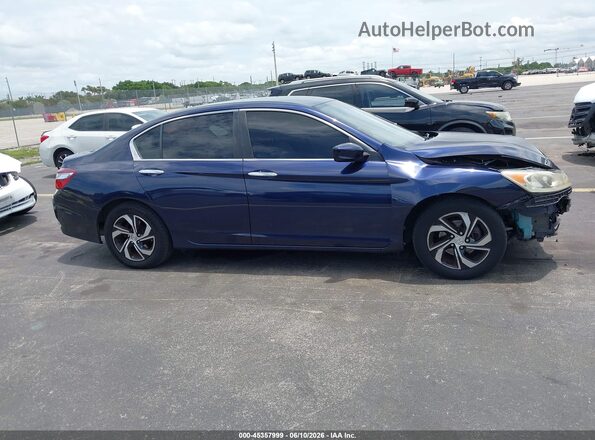 1HGCR2F32HA200899 2017 HONDA ACCORD Blue უკანა სალონის ხედი