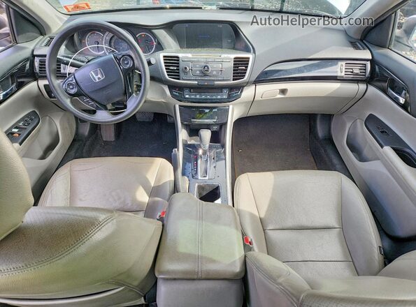 1HGCR2F32HA209649 2017 HONDA ACCORD Серебряный Вид панели приборов