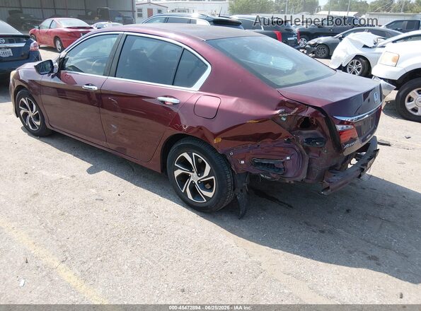 1HGCR2F32HA298882 2017 HONDA ACCORD Burgundy Trasero izquierdo