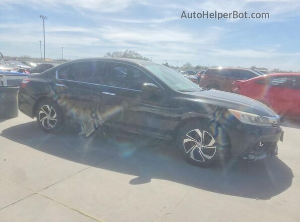 1HGCR2F33GA022015 2016 HONDA ACCORD Black Delantero derecho