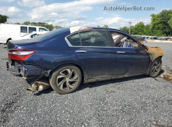 1HGCR2F33GA198580 2016 HONDA ACCORD Blue Задня права чверть