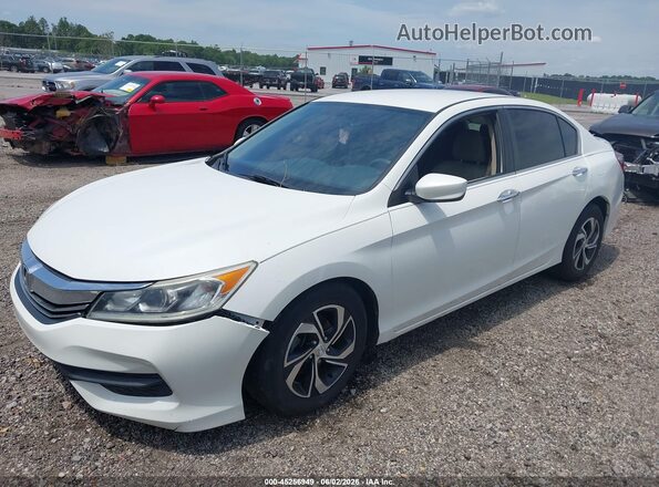 1HGCR2F33HA238531 2017 HONDA ACCORD White წინა მარცხენა ხედი სამი მეოთხედიდან