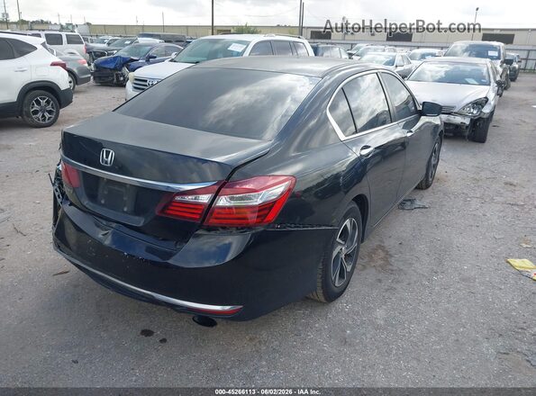 1HGCR2F34GA005143 2016 HONDA ACCORD Black Задня права чверть