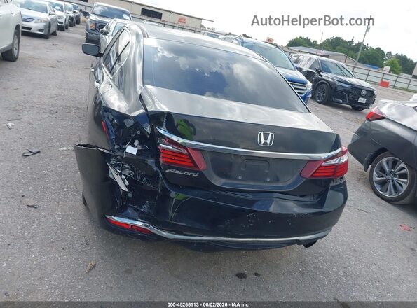 1HGCR2F34GA005143 2016 HONDA ACCORD Black Вид спереду