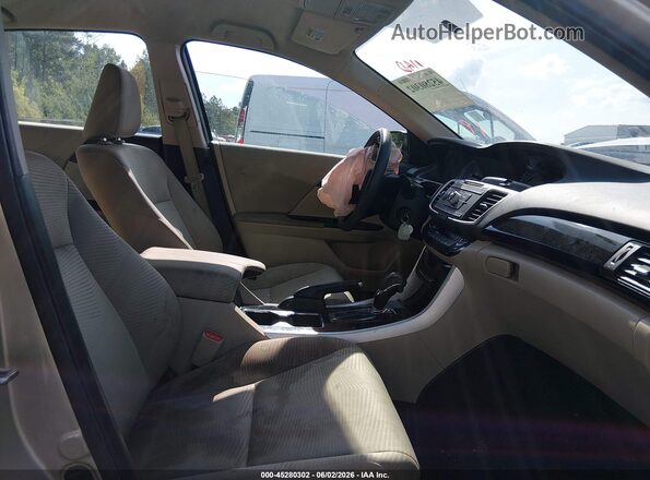 1HGCR2F34GA084149 2016 HONDA ACCORD Gold წინა სალონის ხედი