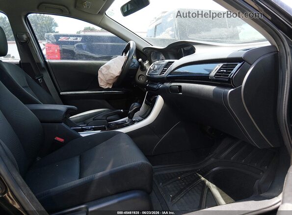 1HGCR2F34GA110894 2016 HONDA ACCORD Black Widok wnętrza z przodu