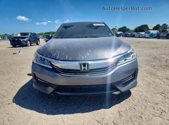 1HGCR2F34GA176894 2016 HONDA ACCORD Silver Front view