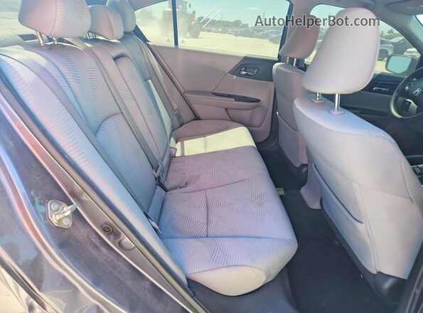 1HGCR2F34GA176894 2016 HONDA ACCORD Silver Rear seats view