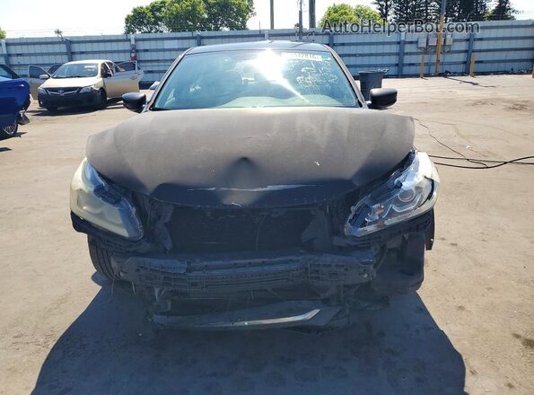 1HGCR2F34GA226063 2016 HONDA ACCORD Черный Вид спереди