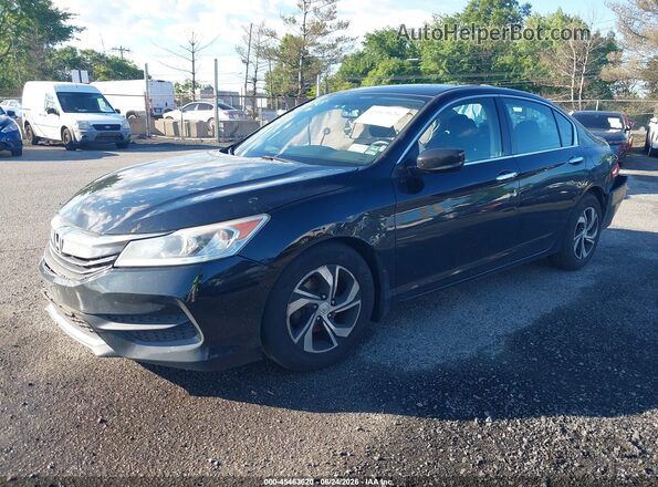 1HGCR2F34HA174015 2017 HONDA ACCORD Black წინა მარცხენა ხედი სამი მეოთხედიდან