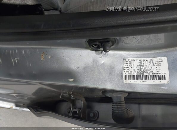 1HGCR2F34HA200760 2017 HONDA ACCORD Silver Widok komory silnika