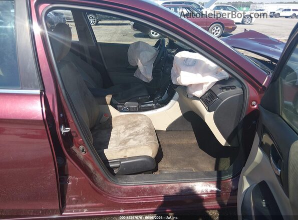 1HGCR2F34HA235346 2017 HONDA ACCORD Burgundy Вид салону спереду