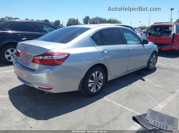 1HGCR2F35GA011002 2016 HONDA ACCORD Silver Задня права чверть