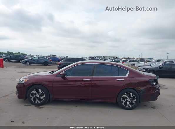 1HGCR2F35GA168481 2016 HONDA ACCORD Burgundy 