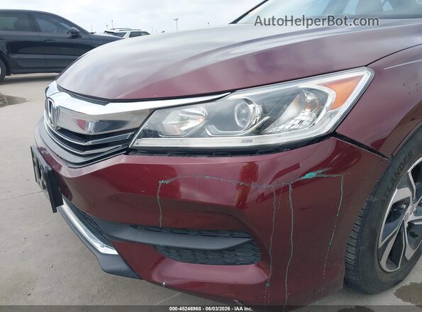 1HGCR2F35GA168481 2016 HONDA ACCORD Burgundy 