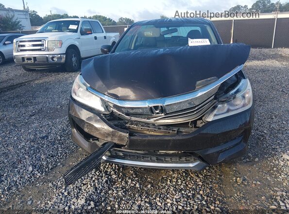 1HGCR2F35GA211829 2016 HONDA ACCORD Black წინა ხედი