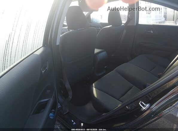 1HGCR2F35GA211829 2016 HONDA ACCORD Black წინა სალონის ხედი