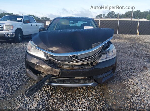 1HGCR2F35GA211829 2016 HONDA ACCORD Black ხელსაწყოთა პანელის ხედი