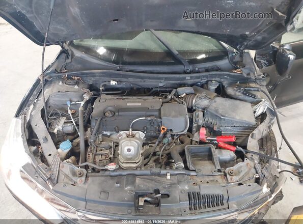 1HGCR2F35GA231255 2016 HONDA ACCORD Black Widok z tyłu