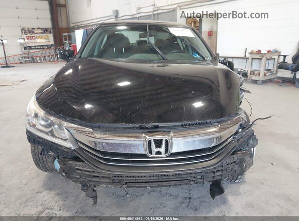 1HGCR2F35GA231255 2016 HONDA ACCORD Black Widok zestawu wskaźników