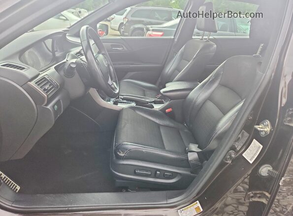 1HGCR2F35GA236276 2016 HONDA ACCORD Brown წინა სალონის ხედი