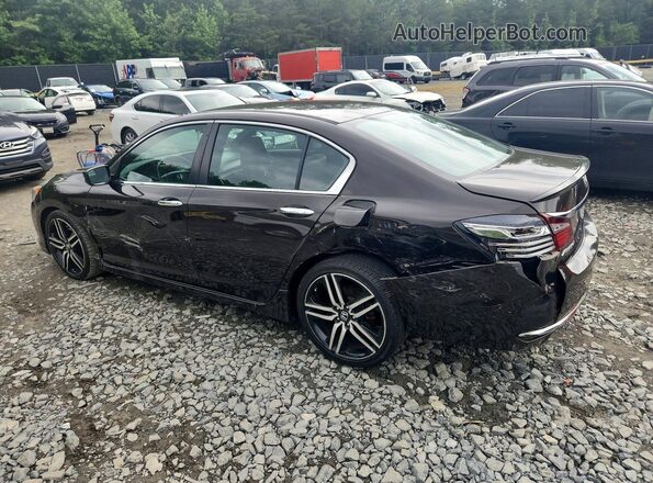 1HGCR2F35GA236276 2016 HONDA ACCORD Brown უკანა მარცხენა