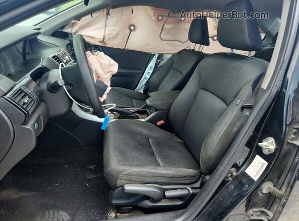 1HGCR2F35HA079334 2017 HONDA ACCORD Black წინა სალონის ხედი