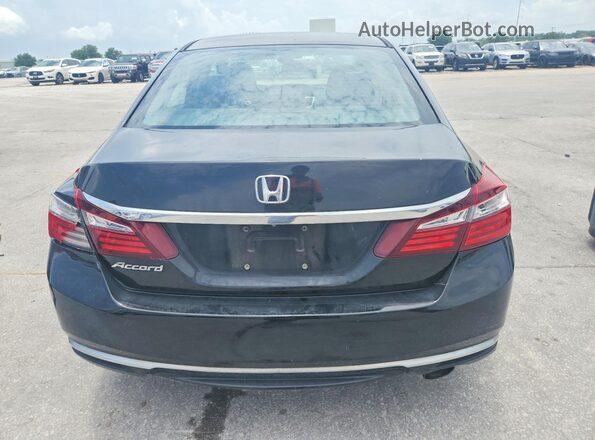 1HGCR2F35HA079334 2017 HONDA ACCORD Black უკანა ხედი
