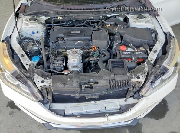 1HGCR2F35HA093279 2017 HONDA ACCORD Белый Вид задней части салона