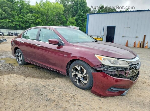 1HGCR2F35HA098868 2017 HONDA ACCORD Maroon Front right