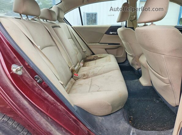 1HGCR2F35HA098868 2017 HONDA ACCORD Maroon Rear seats view