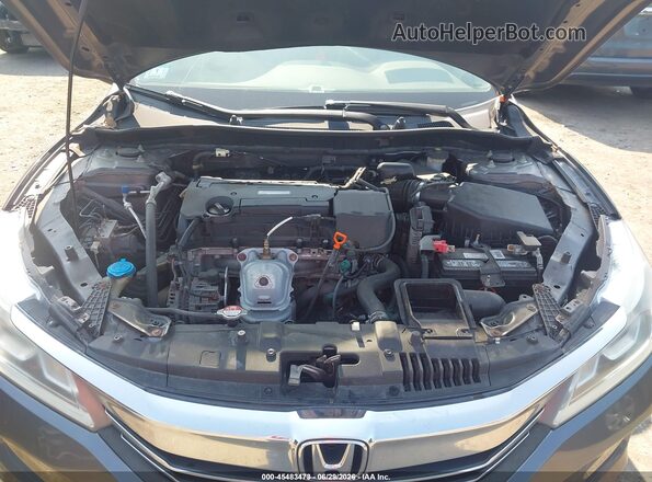1HGCR2F35HA111490 2017 HONDA ACCORD Gray Rear view