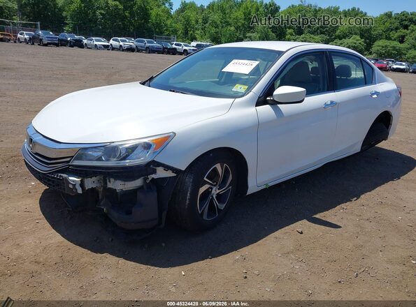 1HGCR2F35HA214375 2017 HONDA ACCORD White Առջևի ձախ երեք քառորդ տեսարան