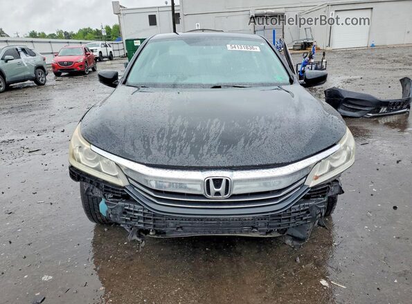 1HGCR2F35HA246002 2017 HONDA ACCORD Black Front view