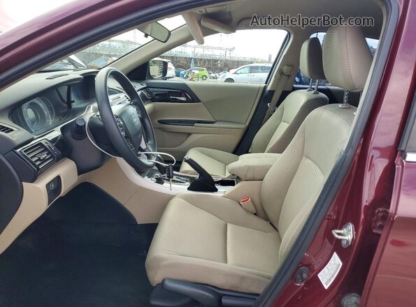 1HGCR2F35HA266945 2017 HONDA ACCORD Burgundy Widok wnętrza z przodu