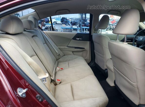 1HGCR2F35HA266945 2017 HONDA ACCORD Burgundy Widok tylnych siedzeń