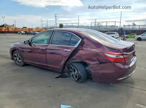1HGCR2F35HA266945 2017 HONDA ACCORD Burgundy Tył lewy