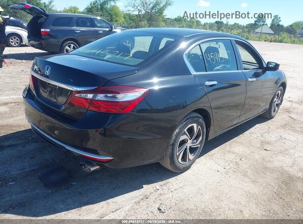 1HGCR2F36HA052613 2017 HONDA ACCORD Black Задня права чверть