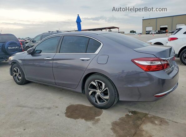 1HGCR2F36HA076913 2017 HONDA ACCORD Gray Задня ліва чверть
