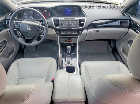 1HGCR2F36HA076913 2017 HONDA ACCORD Gray Вид панелі приладів