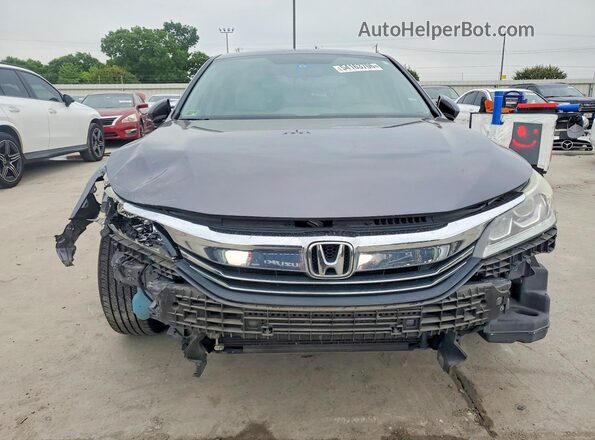 1HGCR2F36HA076913 2017 HONDA ACCORD Gray Вид спереду