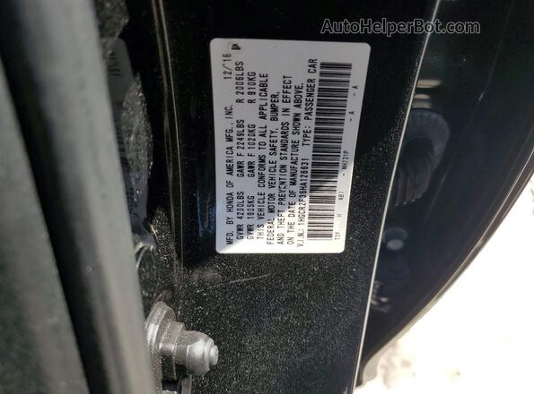 1HGCR2F36HA126631 2017 HONDA ACCORD Black 