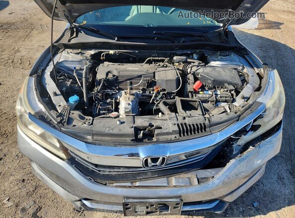 1HGCR2F36HA175828 2017 HONDA ACCORD Silver Rear interior view
