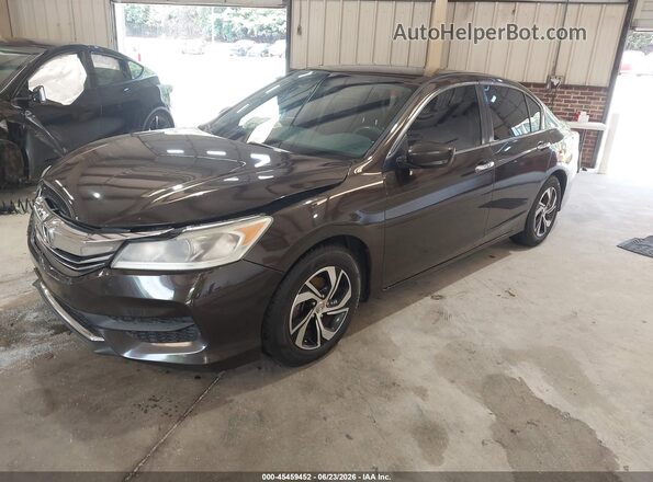1HGCR2F37GA071184 2016 HONDA ACCORD Brown წინა მარცხენა ხედი სამი მეოთხედიდან