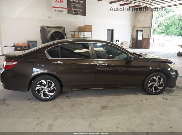 1HGCR2F37GA071184 2016 HONDA ACCORD Brown უკანა სალონის ხედი