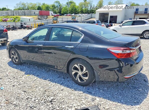 1HGCR2F37GA170166 2016 HONDA ACCORD Black Rear left