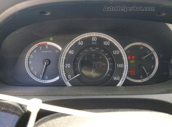 1HGCR2F37GA170166 2016 HONDA ACCORD Black Instrument cluster view