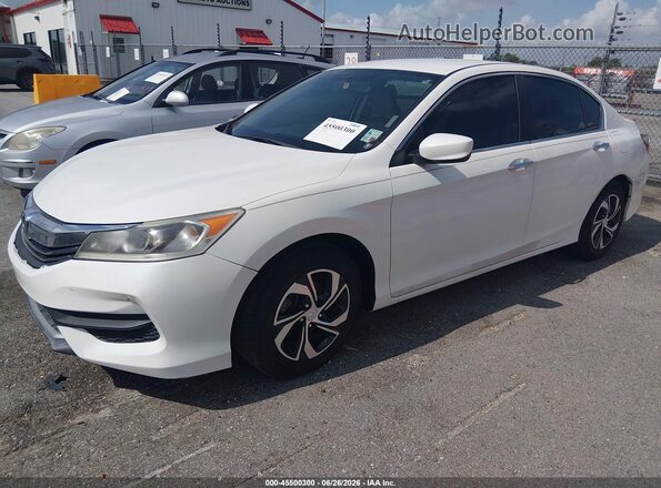 1HGCR2F37HA158407 2017 HONDA ACCORD White Vista tres cuartos delantera izquierda