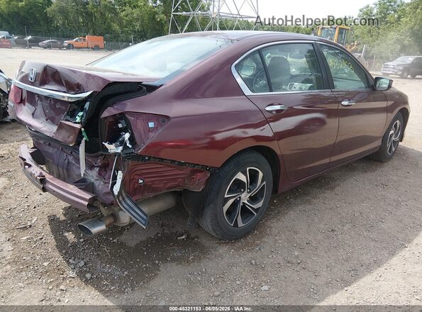 1HGCR2F37HA175224 2017 HONDA ACCORD Maroon Դիմացի տեսք